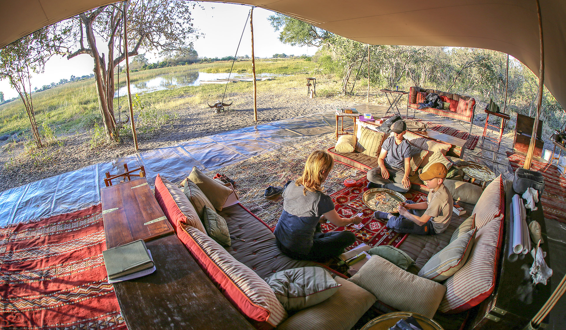 Family safari in Botswana